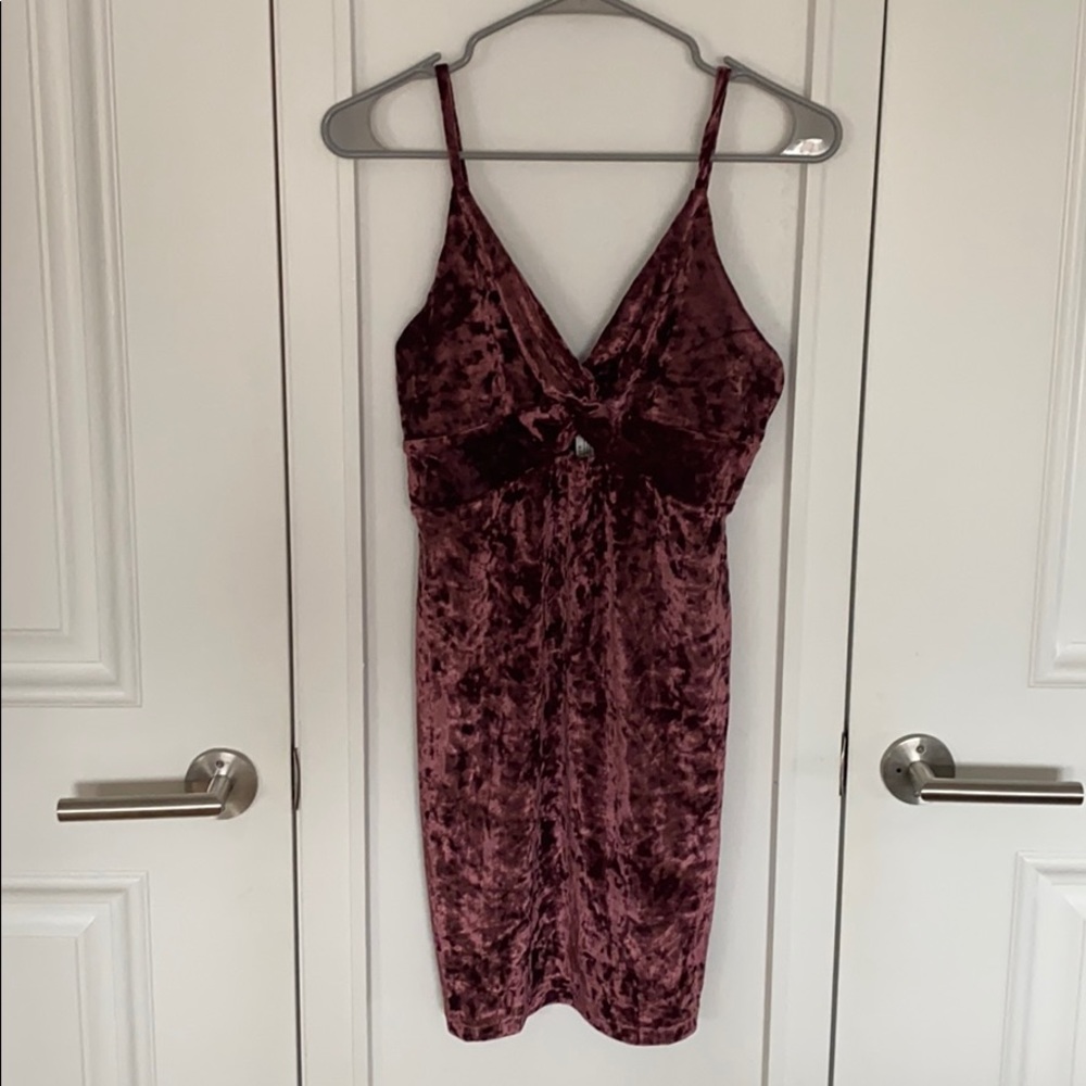Free people Velvet Bodycon Dress